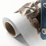 Acrylic Nursery Art – Raccoon Skateboard Kids Room Wall Print