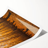 Extra large wall art featuring line art flowers in muted earth tones on a rolled canvas, ideal for large living room decor.