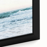 Extra large framed canvas featuring a textured, colorful abstract design, primarily in black, ideal for living room decor.