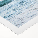 Art deco poster featuring a vibrant summer scene on rolled canvas, suitable for dining room wall art.