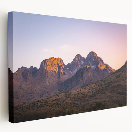 Stretched canvas artwork depicting dramatic cliffs and lush landscapes, showcasing vibrant colors and detailed textures, perfect for nature-inspired decor.