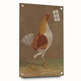 Romantic Era Art: "Pale-Breasted Fighting Cock" by John F. Herring