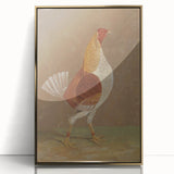 Romantic Era Art: "Pale-Breasted Fighting Cock" by John F. Herring