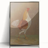 Romantic Era Art: "Pale-Breasted Fighting Cock" by John F. Herring