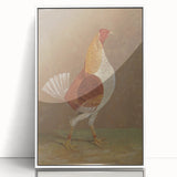 Romantic Era Art: "Pale-Breasted Fighting Cock" by John F. Herring