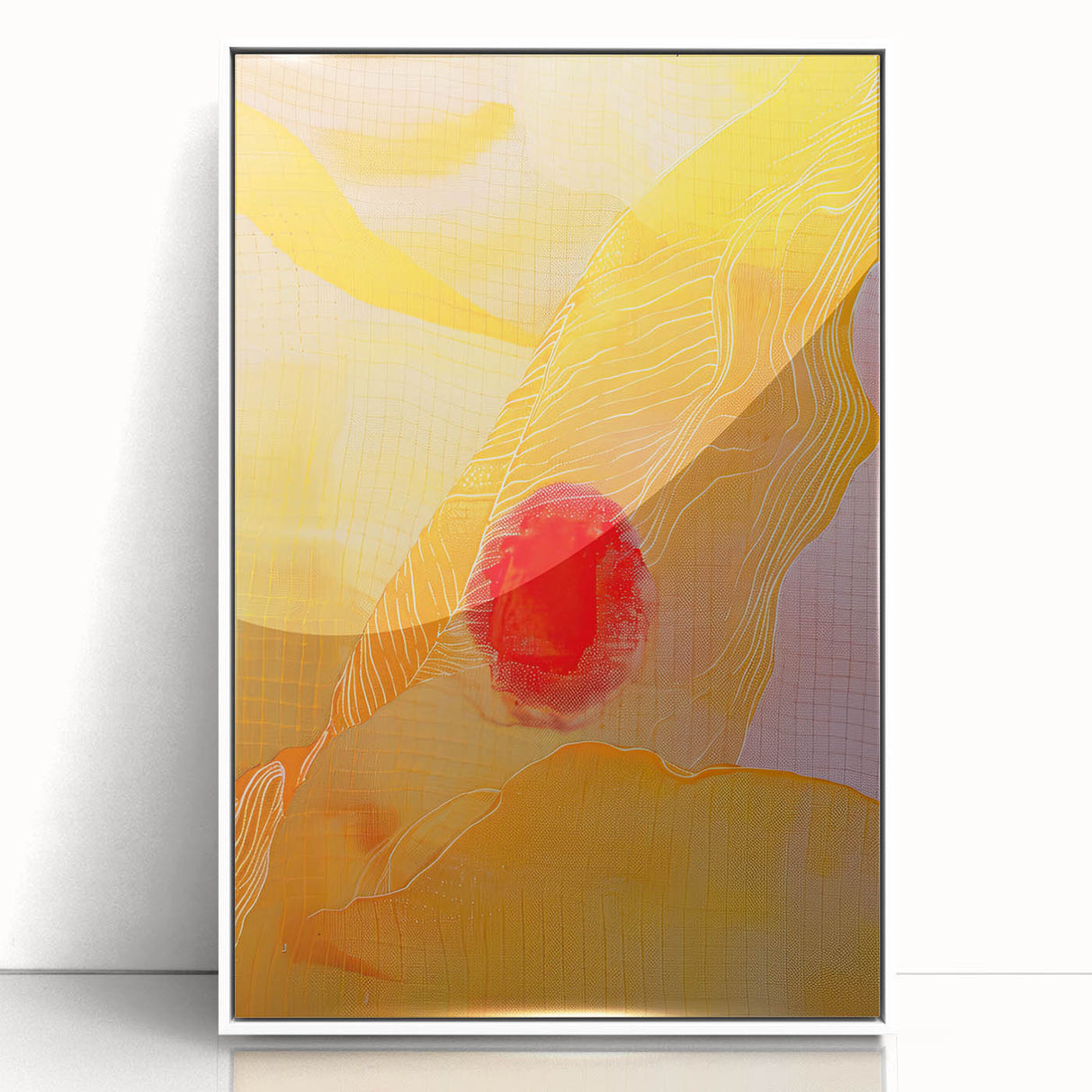 Elegant Dining Room Wall Art – Vibrant Sunset Canvas Print