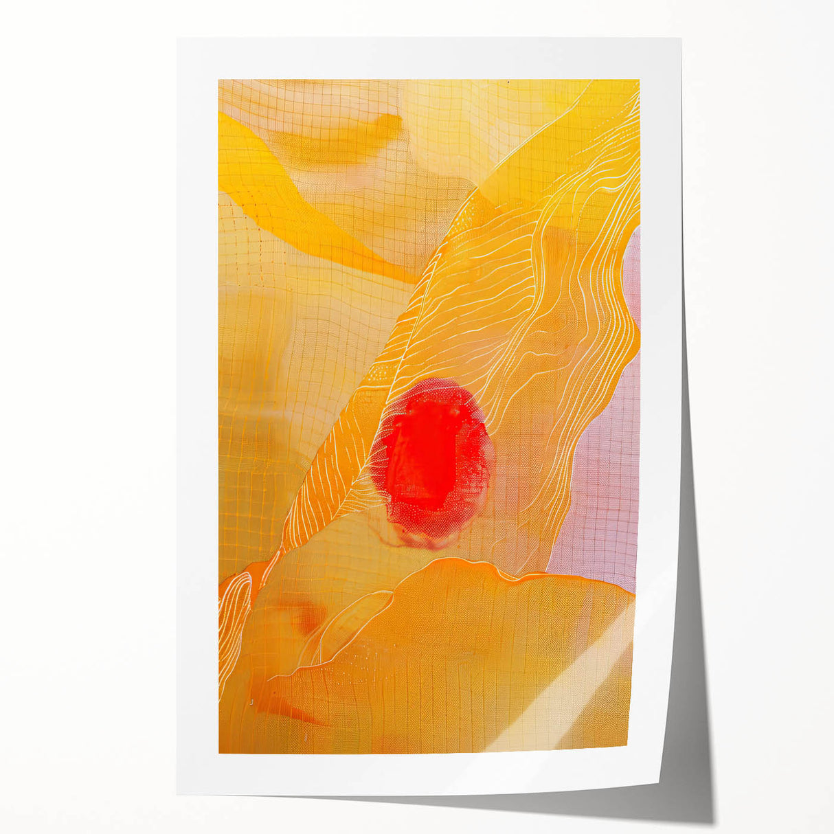 Elegant Dining Room Wall Art – Vibrant Sunset Canvas Print
