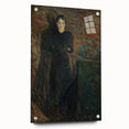 Expressionist Wall Art - Lady in Black by Edvard Munch