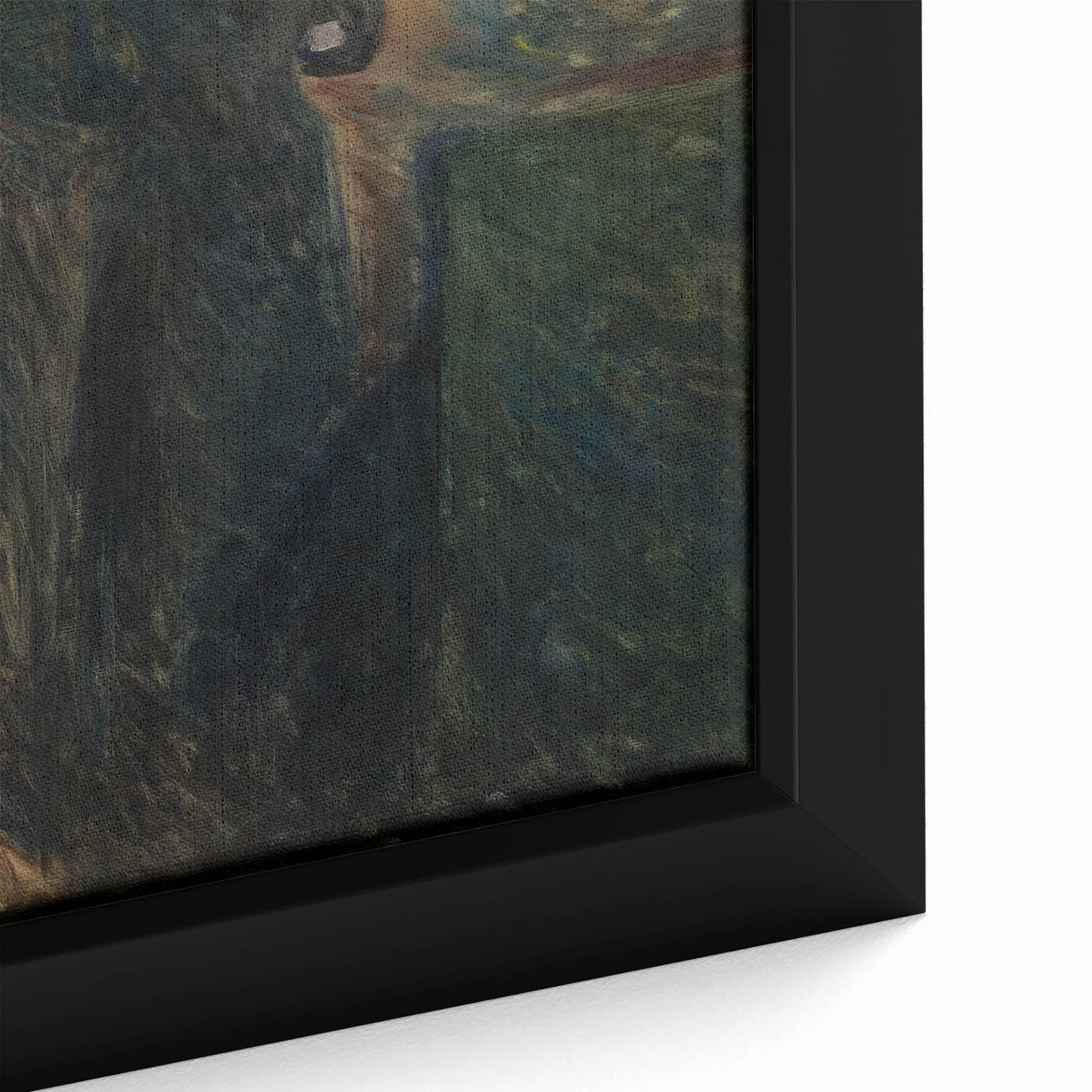 Expressionist Wall Art - Lady in Black by Edvard Munch