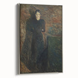Expressionist Wall Art - Lady in Black by Edvard Munch