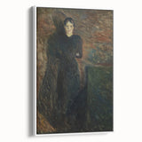 Expressionist Wall Art - Lady in Black by Edvard Munch