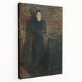 Expressionist Wall Art - Lady in Black by Edvard Munch