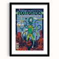 Foo Fighters Retro Wall Art - Vintage Sci-Fi Comic Poster