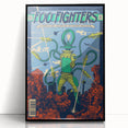 Foo Fighters Retro Wall Art - Vintage Sci-Fi Comic Poster