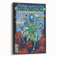 Foo Fighters Retro Wall Art - Vintage Sci-Fi Comic Poster