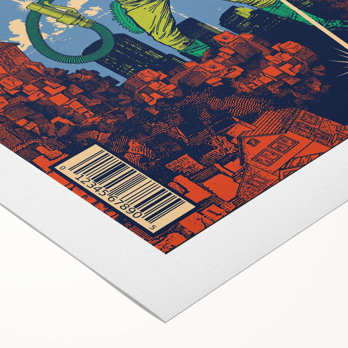Foo Fighters Retro Wall Art - Vintage Sci-Fi Comic Poster
