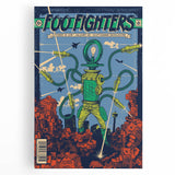Foo Fighters Retro Wall Art - Vintage Sci-Fi Comic Poster