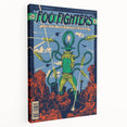 Foo Fighters Retro Wall Art - Vintage Sci-Fi Comic Poster