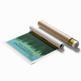 Vintage Yellowstone Bison Poster - Retro National Park Art