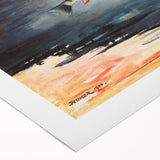 Realism Art Print of Fish and Butterflies - Nature’s Aquatic Harmony