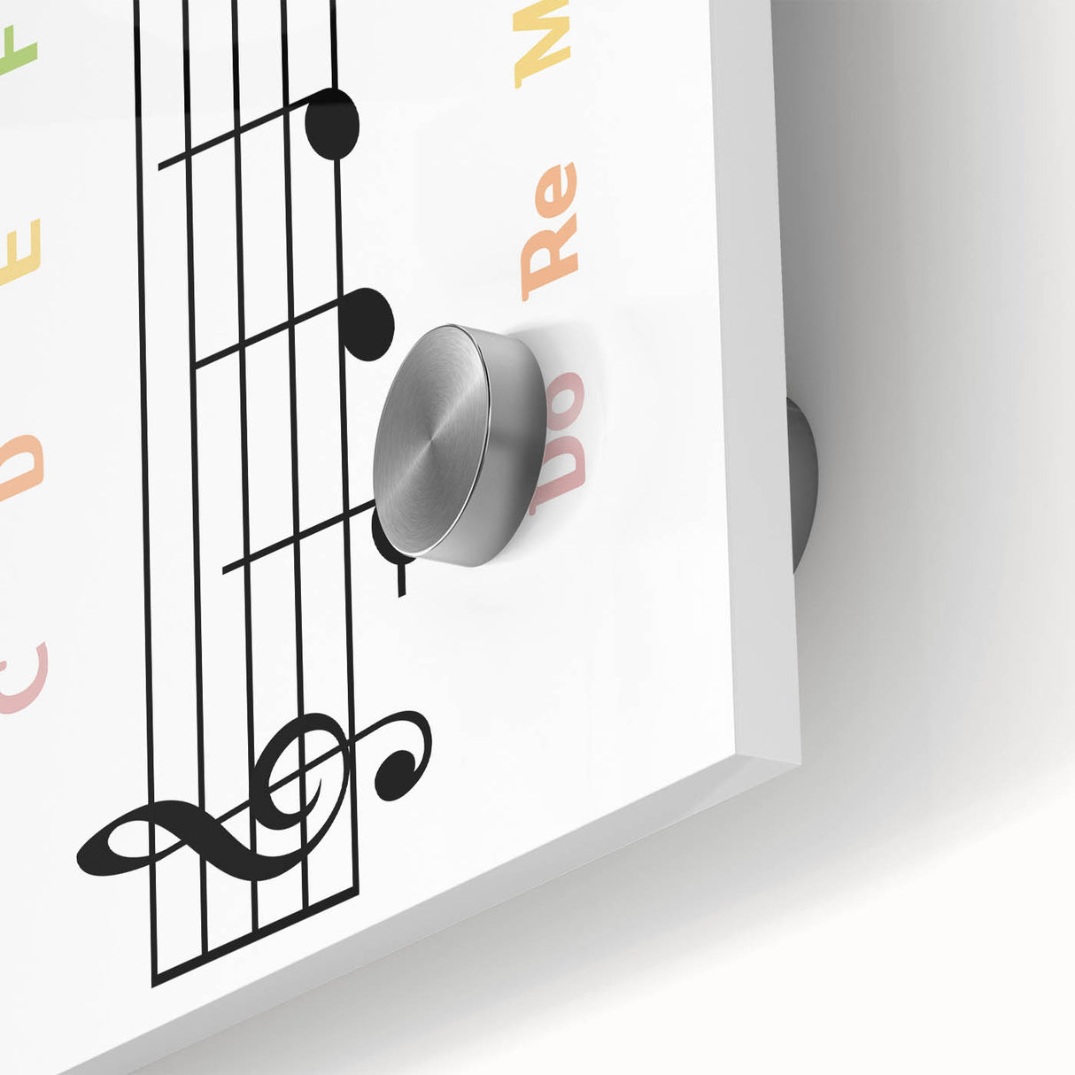Musical Notes Educational Wall Art - Kids' Learning Poster
