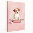 Framed Baby Art Prints – Puppy on Skateboard Nursery Wall Art