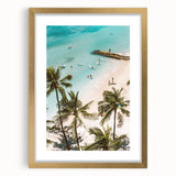 Extra large abstract art print with textured design in vibrant gold tones, framed in gold, ideal for living room decor.