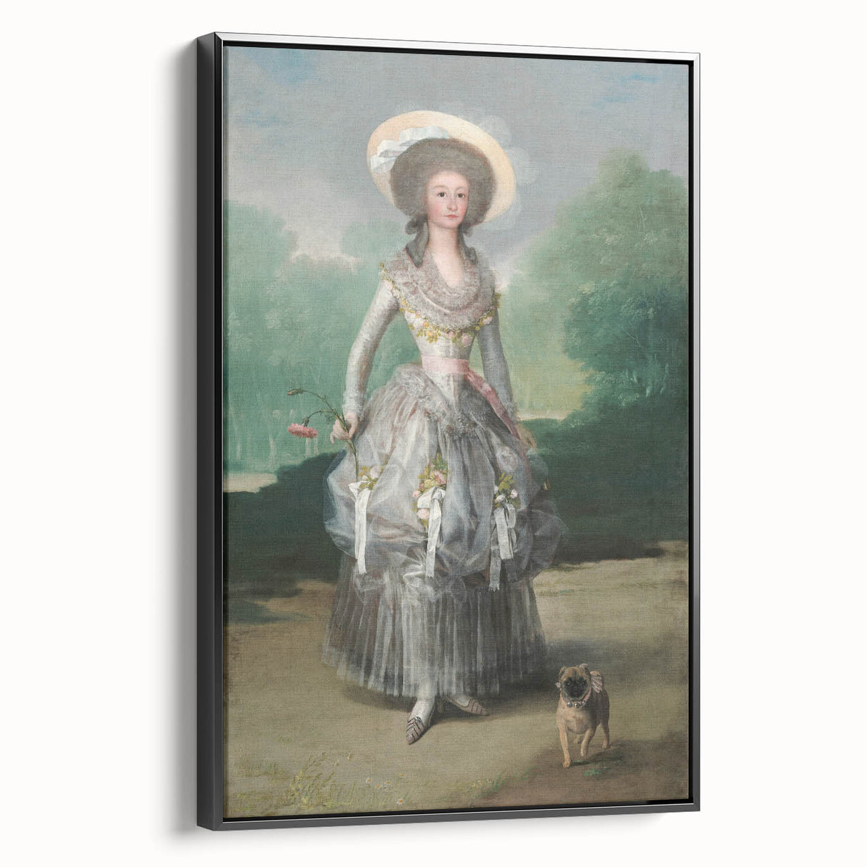 Romantic Era Art: "The Marquesa de Pontejos" by Francisco de Goya
