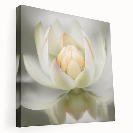 Abstract floral wall art on stretched canvas, showcasing vibrant colors and intricate patterns, designed to enhance modern home decor with its artistic flair.