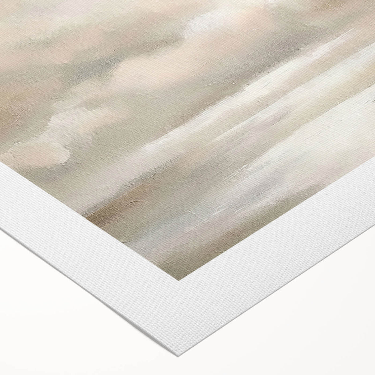 Abstract landscape wall art on rolled canvas showcasing vibrant colors and blended textures, ideal for home decor or office enhancement, elegantly packaged for delivery.