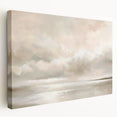 Abstract landscape wall art on stretched canvas, showcasing vibrant colors and dynamic shapes, displayed in a side view to highlight the canvas depth and texture. Perfect for modern home decor.