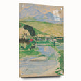 Expressionist Landscape Art on Canvas - Modern Expressionism Wall Decor