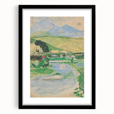 Expressionist Landscape Art on Canvas - Modern Expressionism Wall Decor