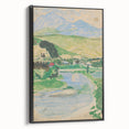 Expressionist Landscape Art on Canvas - Modern Expressionism Wall Decor