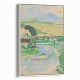 Expressionist Landscape Art on Canvas - Modern Expressionism Wall Decor