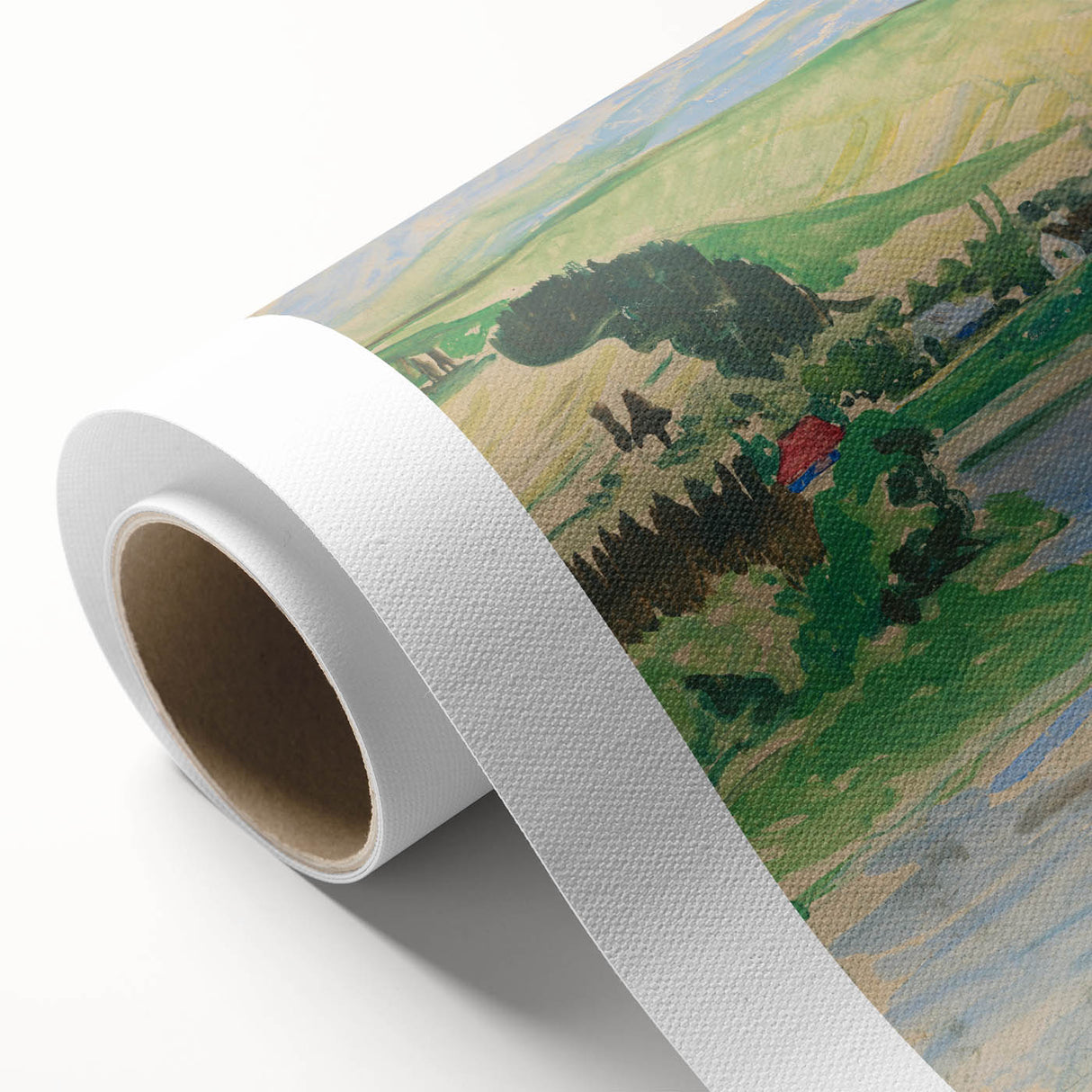 Expressionist Landscape Art on Canvas - Modern Expressionism Wall Decor
