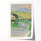 Expressionist Landscape Art on Canvas - Modern Expressionism Wall Decor