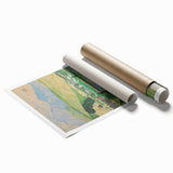 Expressionist Landscape Art on Canvas - Modern Expressionism Wall Decor