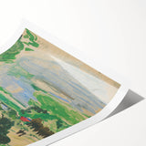 Expressionist Landscape Art on Canvas - Modern Expressionism Wall Decor