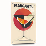 Large abstract wall art on acrylic glass depicting vibrant, swirling colors, ideal for dining room decor.