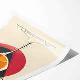 Extra large wall art of line art flowers in black on white background, ideal for large living room decor.