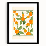 Extra large abstract art print featuring vibrant, colorful fruits on a textured canvas, ideal for living room decor.