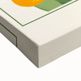 Black and white landscape art painting of fruits on stretched canvas, ideal for bedroom wall decor.