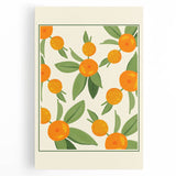 Black and white stretched canvas featuring a large assortment of fruits, ideal for kitchen wall art.