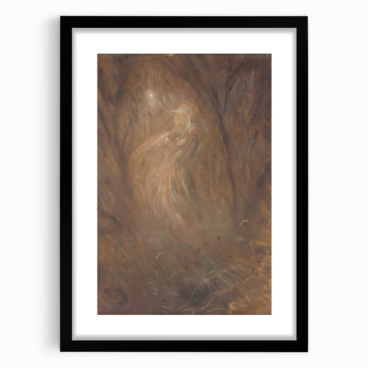 Impressionism Wall Art - Mysterious Forest Ghost - Ethereal Art Print