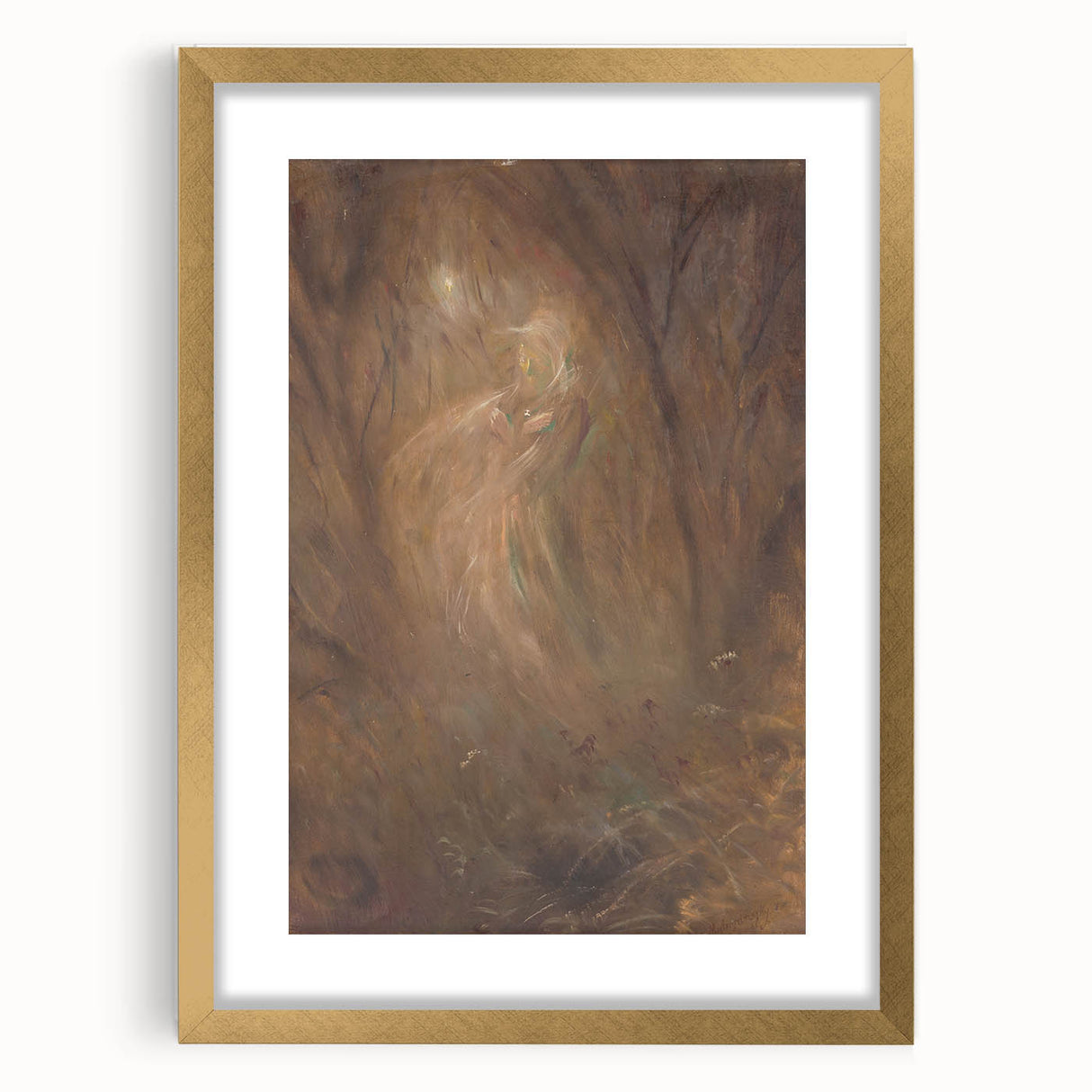 Impressionism Wall Art - Mysterious Forest Ghost - Ethereal Art Print