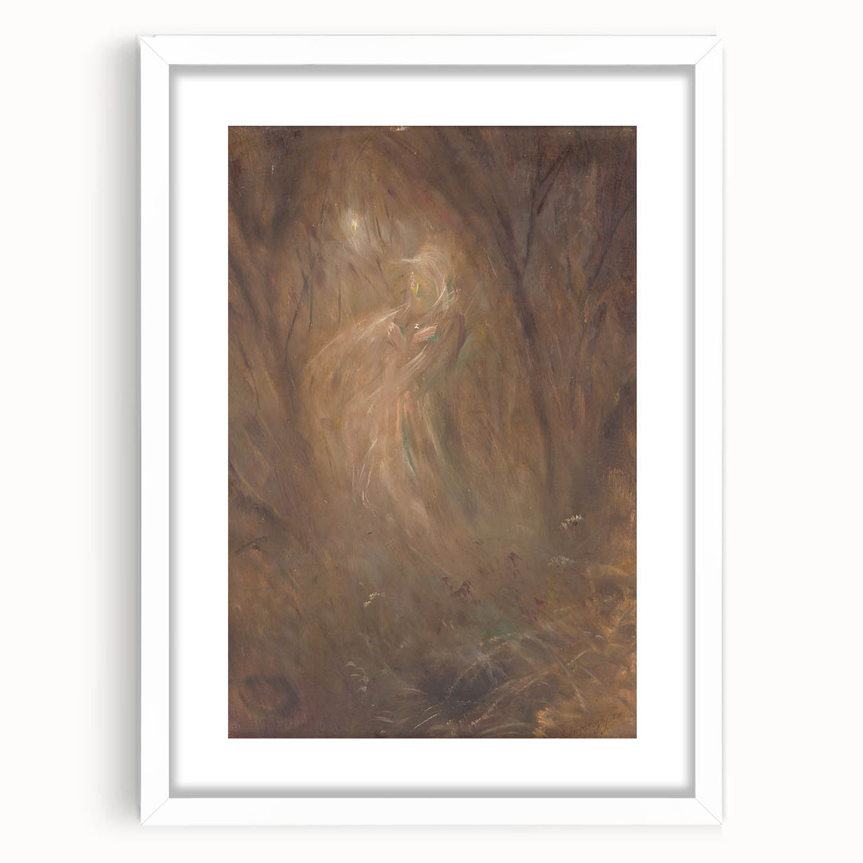 Impressionism Wall Art - Mysterious Forest Ghost - Ethereal Art Print