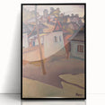 Modern Wall Art - Scenic Village Landscape - Unique Gypsy Camp Print
