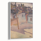 Modern Wall Art - Scenic Village Landscape - Unique Gypsy Camp Print