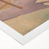 Modern Wall Art - Scenic Village Landscape - Unique Gypsy Camp Print